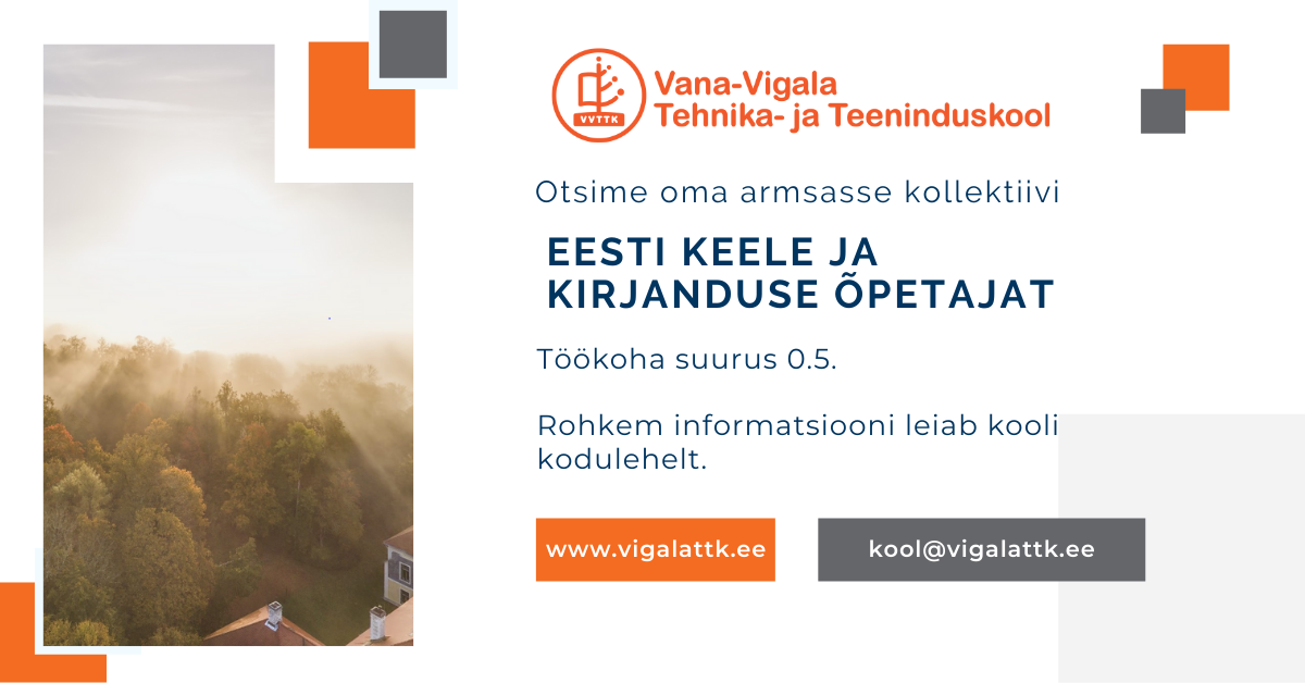 VVTTK otsib eesti keele õpetajat